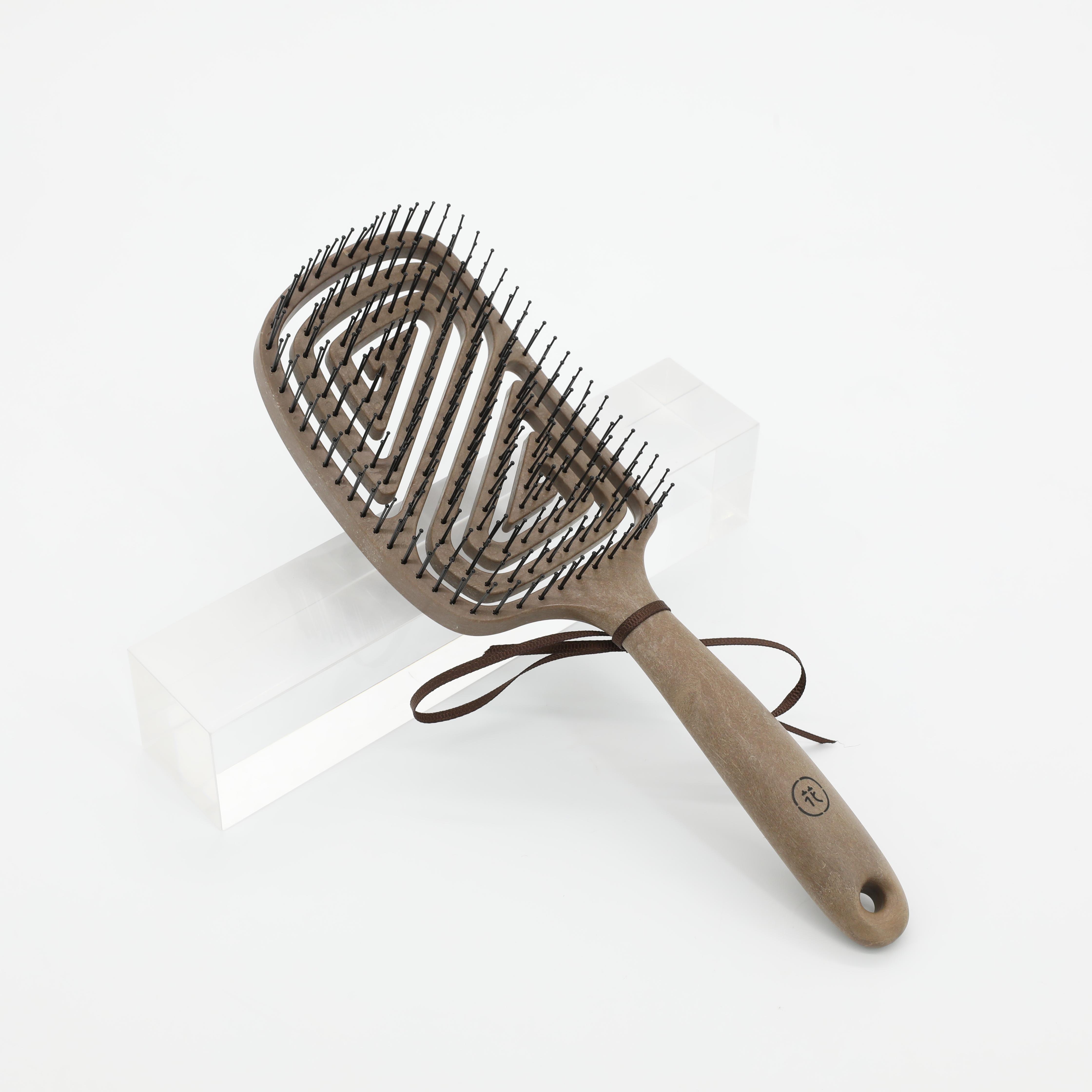 Popular Fashionable Shampoo Brush Vented Comb Unique Marking No Pain for Detangling Separating Shaping Wet and Dry Travel Office